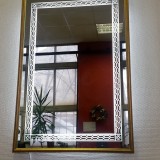 Зеркало с рисунком из стекла Спб